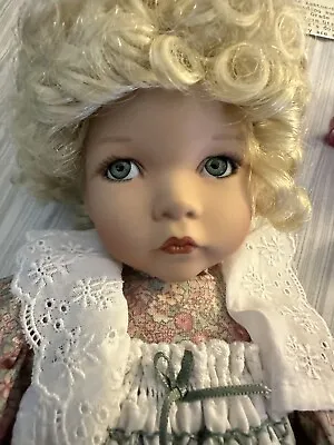 Mary Mary Quite Contrary Porcelain Doll • Mother Goose Collection • Limited Ed. • $70