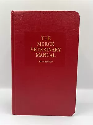 The Merck Veterinary Manual - 6th Sixth 1986 - 1991 Fingered • $17.44