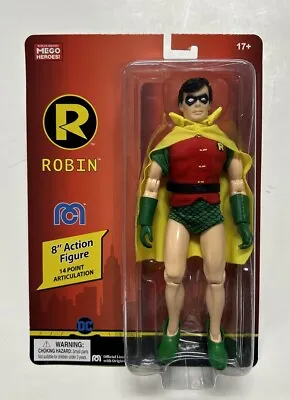 2021 DC Comics ROBIN 8” Inch Action Figure By MEGO (NEW) • $17.95