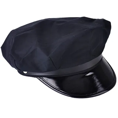 Marine Sailor Octagon Hat Cap Yacht Ship Captain Skipper Nautical Cosplay Party • £9.62