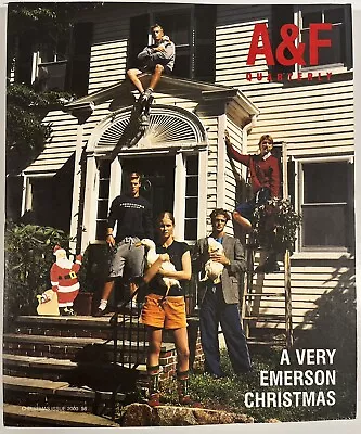 Abercrombie & Fitch QUARTERLY 2000 CHRISTMAS ISSUE CATALOG A&F Bruce Weber • $54