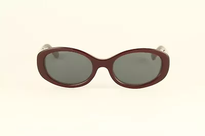 Rare Authentic Vintage Chanel 5023 C. 591 Bordeaux Olive 53mm Sunglasses Italy • $599.75