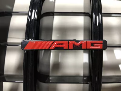 AMG Letters Emblem Badge For Mercedes Benz C-Class W205 W204 GTR GRILL • $18.99