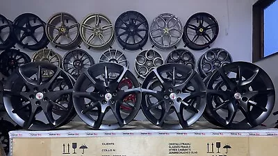 Original Maserati Gran Turismo 20 Set Of Wheels Black Opaque New • $2586.10