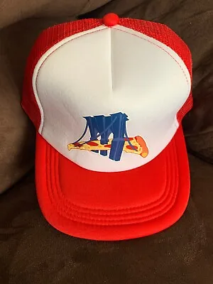 PIZZA 🍕 Night Baseball Cap Hat Brooklyn Cyclones SGA Snap Back Brooklyn Bridge • $21.24