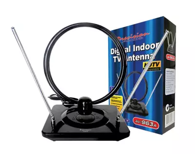 $33.95 • Buy Precision Audio HD Digital Indoor TV Antenna Amplified Signal UHF VHF AV-963A
