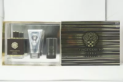 Vince Camuto Terra Extreme Eau De Parfum Spray For Men 3 Piece Gift Set • $35.69