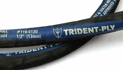Trident Ply110-0120 1/2  ID Marine Reinforced Wet Exhaust Water Hose By The Foot • $10.95