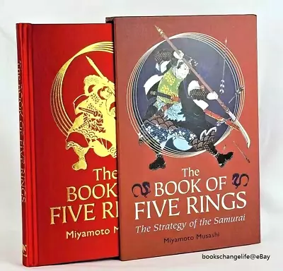 THE BOOK OF FIVE RINGS Deluxe Silk Cover In A Slipcase Miyamoto Musashi NEW GIFT • $33.48