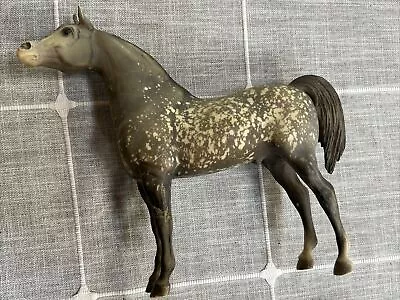 Breyer Traditional Horse PROUD ARABIAN STALLION 213 Dapple Grey 1972-1988 Rare • $28