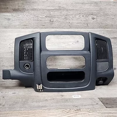 02-05 Dodge Ram 1500 Radio Dash Climate Control A/c Heater Vent Bezel Black Oem • $129.99