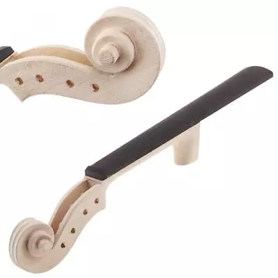 Replacement Violin Neck Head For 4/4 Size Maple Wood Violin Parts Repair DIY Kit • $14.44