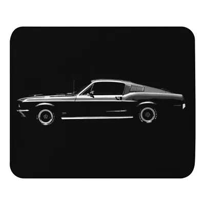 1968 Mustang GT Fastback Collector Car Mouse Pad • $21.69