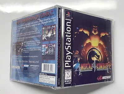 Replacement Case Only - Mortal Kombat 4 - PlayStation 1 PS1 • $12.99