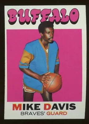 1971 Topps Basketball #99 Mike Davis Buffalo Braves NM • $3.50