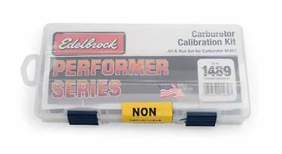$70.95 • Buy Edelbrock 1489 Calibration/Tuning Kit For 1411 750 CFM Performer Carburetor