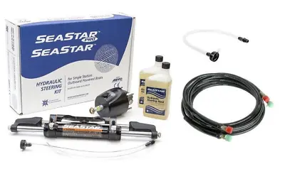 SeaStar HK6400A-3 14ft Hydraulic Outboard Steering Kit HO5114 Hoses Teleflex • $1429.99