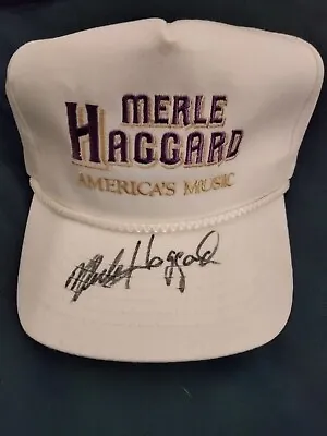Merle Haggard Signed Hat Autographed • $70