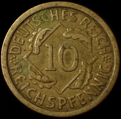 Germany 10 Reichspfennig 1925 E Coin WCA 5012 • £3.50