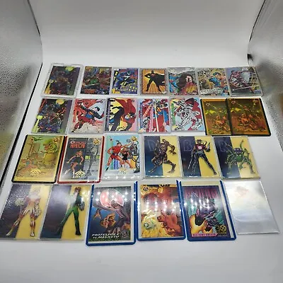 Lot Of Comic Book Trading Cards Valiant 1990s - Xmen Superman Thor • $84.25