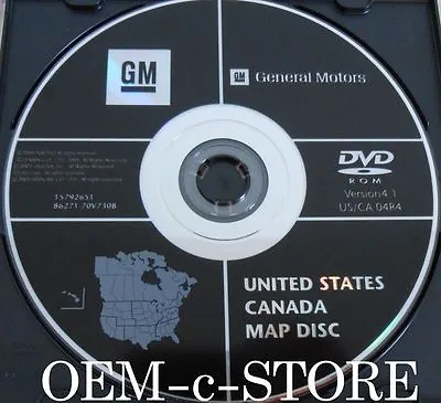 CHEVROLET GM GMC HUMMER GPS NAVIGATION DVD MAP DISC Version 4.1 03 04 05 06 SUVs • $188.88