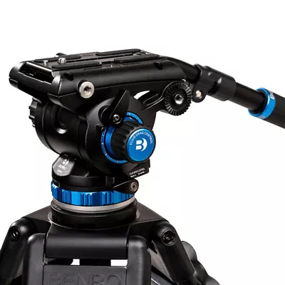 Benro S6PRO Fluid Video Tripod Head For W Pan Arm 65mm Head Max.Laod 13.2lb • $193.90