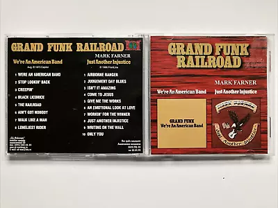 Grand Funk Railroad/Mark Farner CD We're An American Band Just Another Injustice • $47.45