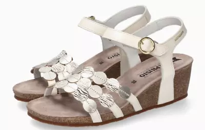 Mephisto Matilde Off White Wedge Comfort Sandal Women's Sizes 35-42 NEW!!! • $109.95