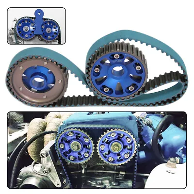 Timing Belt Blue+ Cam Gear For Honda Civic Si 99-00 Del Sol 94-97 B16 B16A B16A2 • $102.37