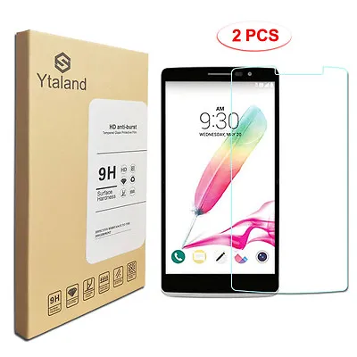 $6.58 • Buy Ytaland 2Pcs 9H+ Tempered Glass Film Cover Screen Protector For LG Cell Phone