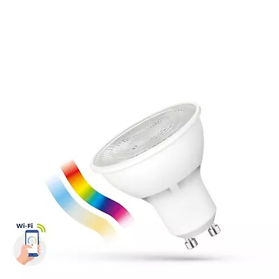 LED GU10 Smart Home 4.5W Colorful 450lm 50° 2700K-6000K Alexa Google Your DIMMBAR • £8.57