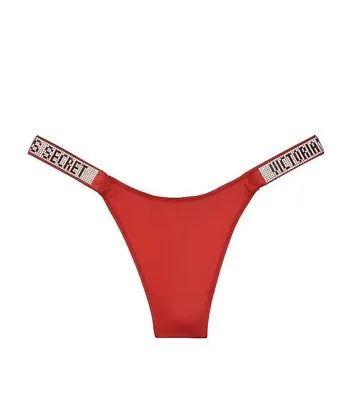 Victoria's Secret Shine Strap Thong Panty Size L • $14.50