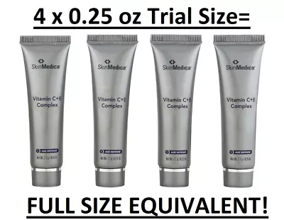 SkinMedica Vitamin C+E Complex 4 X 0.25 Oz. Trial= Full Size Equal! New! Fresh! • $29.99