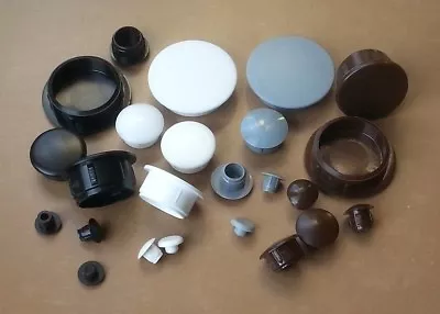 £1.82 • Buy Hole Plugs Plastic Blanking Masking Finishing Inserts/ Black/ White /Grey /Brown