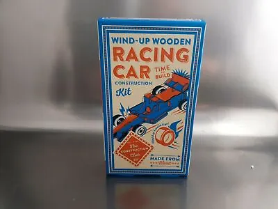 £7 • Buy THE CONSTRUCTION CLUB Wind Up Wooden Racing Car Time To Build Construction Kit 
