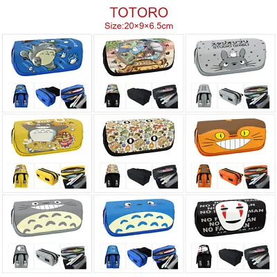 £8.28 • Buy Anime Totoro Pencil Case Cat Bus Make-up Cosmetic Bag Stationery