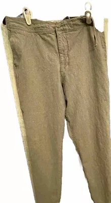 Marc Anthony Summer SlackMens Light Gray Straight Leg Mid Rise Slacks Flat Front • $8