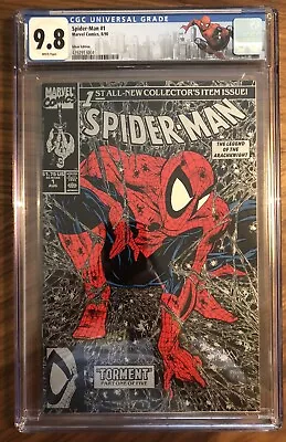 Spider-man #1 Silver CGC 9.8 (Marvel 1990) Todd McFarlane C/A Special CGC Label • $94.99