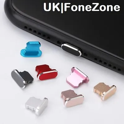 Iphone 12 Pro Mini Metal Anti Dust Cap Plug Cover Lint Charger Lightning Port  • £2.39