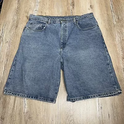 Vintage Polo Jeans Company Ralph Lauren Jean Mens Shorts Y2K Relaxed Fit Blue 40 • $39.88