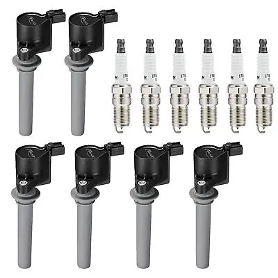 Set Of 6 Ignition Coils And 6 Spark Plugs For Ford Mazda 3.0L V6 DG513 SP493 • $50.34