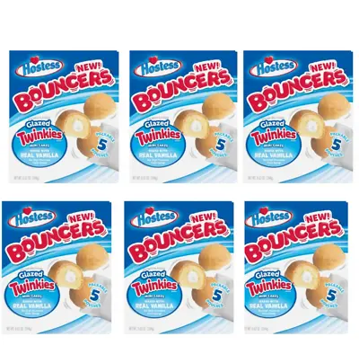 Hostess Glazed Twinkies Bouncers Vanilla Value Pack | 15 Bouncers Per Box • $18