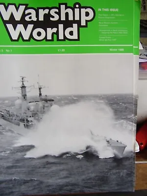 Warship World Magazine 1988 Winter Goalkeeper Naval Weapons System Cerberus • £6