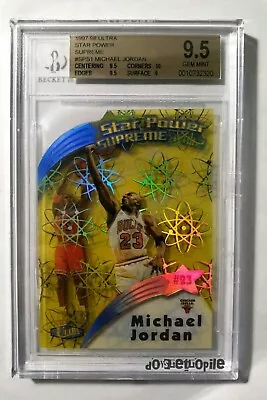 Michael Jordan Star Power Supreme BGS 9.5 • $18500