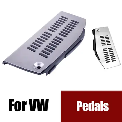 Stainless Steel Car Foot Rest Pedal Pad For VW Polo Golf 4 Bora Beetle GTI R32 • $38.50