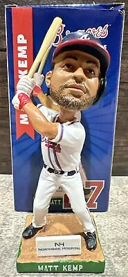 2017 Matt Kemp Atlanta Braves NIB Bobblehead Northside Hospital Suntrust Park • $10.99