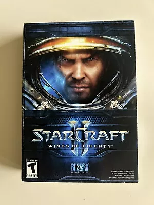 Starcraft 2 II : Wings Of Liberty (Windows PC 2010) In Box • $4.99