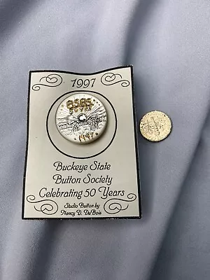 Buckeye State Button Society Mother Of Pearl Button 1997 • $6.99