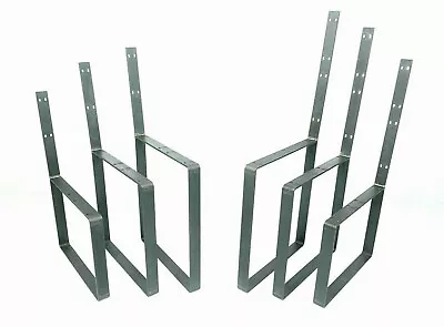 £47.15 • Buy Metal Bench Leg Backrest Iron End Bench Legs Support Garden Seating Iron 