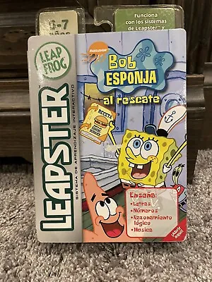 Leapster SpongeBob Game Leapster 2 K-1st Grades Reading & Math Teacher  -DD % • $16.96